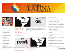 Tablet Screenshot of memorialatina.net
